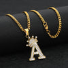 Letter Crown Necklace