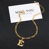 Letter Anklet