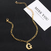 Letter Anklet