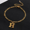 Letter Anklet