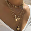 Coin Pendants Necklac