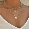 Coin Pendants Necklac